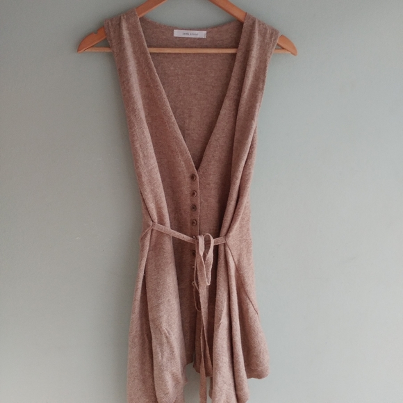 Indi Button tie waist vest - Picture 10 of 12